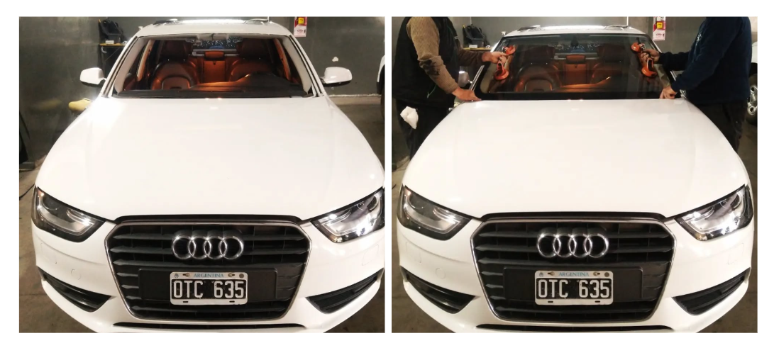 Instalación Parabrisas Audi